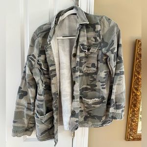 Pink Lily Camo Jacket